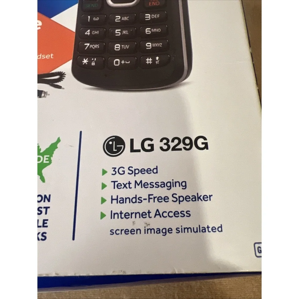 Samsung LG 329G TRACFONE Prepaid Cell Phone 3G Text Messaging